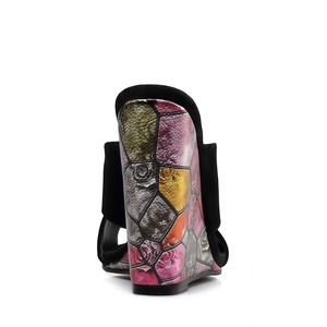 Sandalias de cuña estampadas de lujo para <span class=keywords><strong>mujer</strong></span>, de diseñador, de verano, talla grande, tacón alto, impermeables, con sensación refrescante, suministro transfronterizo - Product Image 5