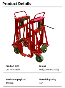 1800Kg Hidrolik Mobilya Taşıma Arabası, Ağır Mobilyaları Taşımak İçin Dört Tekerlekli El Arabası, Taşıma Aracı - Product Image 5