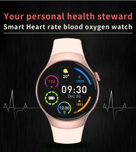 Montre connectée de luxe pour femme, étanche, couleur or Rose, 2021 - Product Image 3