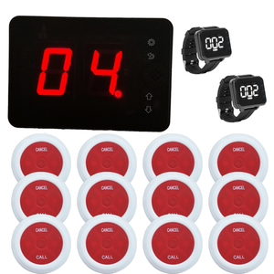 Kitchen <span class=keywords><strong>Call</strong></span> Kellners ystem Restaurant Summer System Drahtloses Gast-Paging-System für Tischständer-Menü halter - Product Image 1