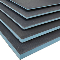 3x5x1/2 "XPS panneaux muraux panneaux de ciment mousse de polystyrène extrudée Wedi comme panneau de support de carrelage US