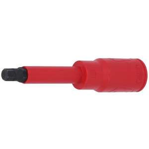 KS TOOLS-117,5708 Zócalo de broca de 1/2 ''con aislamiento protector de 1000V para tornillos de cabeza hexagonal, LLAVES DE VASO AISLADAS largas - Product Image 1