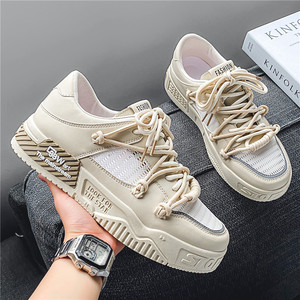 Men's New Breathable Thin Mesh Casual <b>Shoes</b> Youth <b>Height</b>-Enhancing Sports Trendy Sneakers Men's <b>Height</b> <b>Increasing</b> <b>Shoes</b> - Product Image 2
