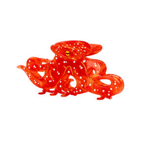 Pinza de Pelo con Forma de <span class=keywords><strong>Pulpo</strong></span> de la Serie Océano, Material de Acetato de Alta Calidad, Personalizable, Versátil, Pinza de Pelo para Mujer - Product Image 1