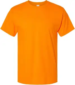 Herren Übergröße schlicht dunkel mit Logo hochwertige Baumwolle individuelle Farbe atmungsaktiv Sport-T-Shirt mit Herren