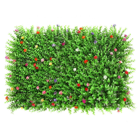 Mur végétal artificiel en plastique vert pour décoration intérieure, idéal pour la Saint-Valentin, taille personnalisable, vente en gros