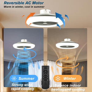 Ceiling <b>Fan</b> on Sale for High Ceiling Hallway Pretty with Light Circle Great Room Ceiling <b>Fan</b> with Light for Bedroom - Product Image 3