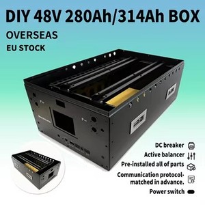 กล่องแบตเตอรี่ Lifepo4 314Ah 280Ah แบบ DIY 16ชิ้น48V พร้อมกล่องแบตเตอรี่แบบ200A BMS แบบ JK กำหนดเอง - Product Image 3