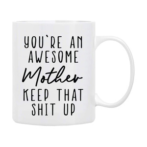 Taza <span class=keywords><strong>de</strong></span> Cerámica <span class=keywords><strong>de</strong></span> Porcelana Fina <span class=keywords><strong>de</strong></span> 11oz para Sublimación, Divertida y Encantadora, para Café y Té, Taza Creativa para Parejas, Regalo para Padres - Product Image 5