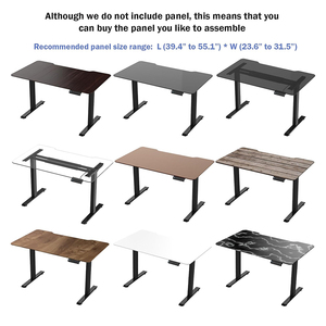 Escritorio de Oficina Ergonómico Moderno <span class=keywords><strong>CIE</strong></span> S15, Mesa Elevadora Eléctrica Comercial con Altura Ajustable, Escritorio de Oficina con Motor Único para Trabajar de Pie o Sentado - Product Image 2