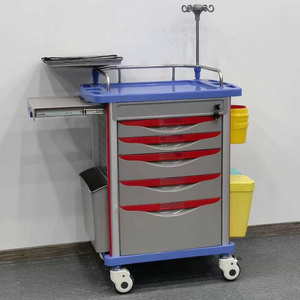 <span class=keywords><strong>Top</strong></span> bán bệnh viện điều dưỡng tai nạn giỏ hàng với 5 ngăn kéo <span class=keywords><strong>ABS</strong></span> khẩn cấp y học xe đẩy với CPR Board Key khóa nhà Máy Giá - Product Image 3