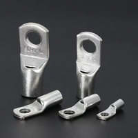 Cosse de câble de Type SC en cuivre pur pour 16mm2 25mm2 35mm2 50mm2 95mm2 300mm2 connecteur de cosses de câble à sertir en cuivre étamé