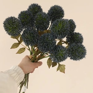 Ramo de Flores Artificiales de Diente de León de Tacto Real Personalizado, 3 Cabezas, Arreglo Floral de Plástico Suave para Decoración del Hogar y Bodas - Product Image 1