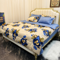 Ensemble de literie en coton 6 pièces, taille King, couvre-lit doux, vente en gros