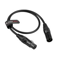 Câbles Alvins XLR 3 broches mâle vers femelle, câble audio avec connecteurs Neutrik XLR, câble de microphone équilibré pour microphone Sennheiser