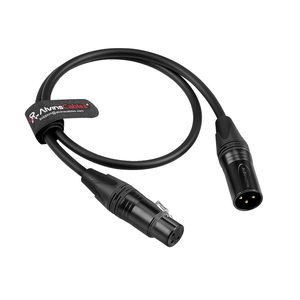 Cables Alvins <span class=keywords><strong>XLR</strong></span> de 3 Pines Macho a Hembra, <span class=keywords><strong>Cable</strong></span> de Audio con Conectores Neutrik <span class=keywords><strong>XLR</strong></span>, <span class=keywords><strong>Cable</strong></span> de Micrófono Balanceado para Micrófono Sennheiser - Product Image 5