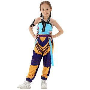 Disfraz de Cosplay de Kpop Demon Hunters para Niñas, Traje de Actuación de Lumi Mirazoe, Color Sólido, Poliéster, 8-13 Años - Product Image 5