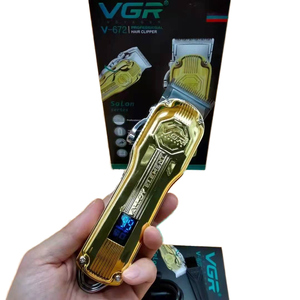 Recortador de pelo USB recargable Pantalla digital Cabezal de aceite retro Uso eléctrico para Peluqueros - Product Image 3