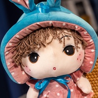 Peluche personnalisée mignonne, jouet princesse personnalisable avec tenues, peluche douce, peluches kawaii, cadeaux pour filles, vente en gros OEM ODM