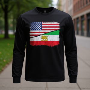 T-Shirt Unisex a Maniche Lunghe con Collo Rotondo, Stampa Digitale, Abbigliamento Promozionale, Taglia Adulto A5287 - Product Image 2