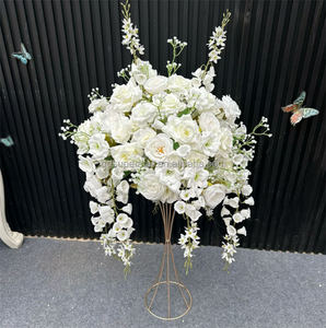 L-832 Centro de Mesa de Flores Coloridas Personalizadas a Precio de Fábrica, Centro de Mesa de Flores de Gran Tamaño Estilo <span class=keywords><strong>Campo</strong></span> para Bodas - Product Image 2