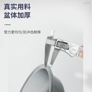 Ensemble de bols à mélanger les appâts, 3 pièces, accessoires de pêche antiadhésifs approfondis pour la préparation des appâts - Product Image 2