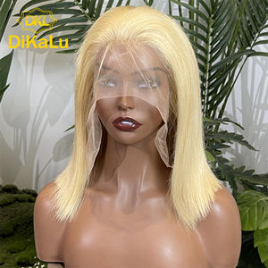 วิกผมสั้นบ๊อบ13x4แบบมีลูกไม้ด้านหน้าวิก<span class=keywords><strong>ผม</strong></span>มนุษย์สีขาว<span class=keywords><strong>60</strong></span>สีวิกผมลูกไม้ใส - Product Image 4