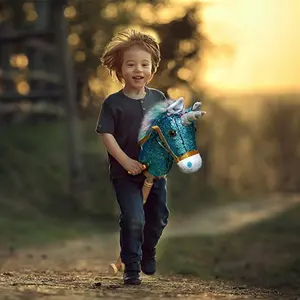 Jouets en peluche licorne faits à la main, bâtonnets cheval pour fun, vente en gros, 50 pièces - Product Image 5