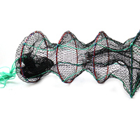 Filet de pêche en nylon PE à double nœud long, piège à appât HDPE Dragon Bubu pour homard, écrevisse, homards, aquaculture
