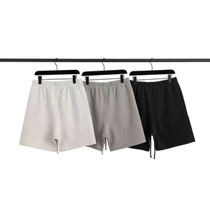 Pantalones Cortos de Algodón para Hombre High Street, Oversize, de Algodón Pesado, Estilo Deportivo, con Cordón Largo, Streetwear, Fear of Style, Foggy Shorts - Product Image 3