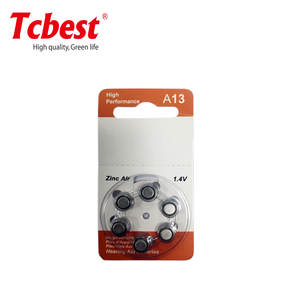 批发厂家价格1.4v A13 PR48 265毫安时助听器锌空气电池 - Product Image 5