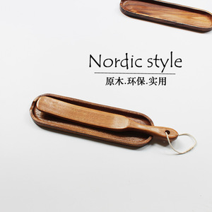 Wooden Rectangular <b>Tray</b> 25 X 9.3 Cm Handmade Serving Plate For Dessert Fruit Sushi Spoon Holder - Product Image 3