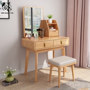 chinese factory cheapest customizable large stock ready to ship mirror dresser new fashion bedroom furniture wood drawer dresser - Product Image 4