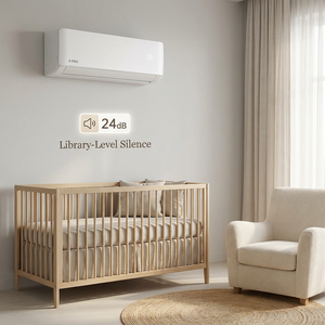 12000btu <b>Mini</b> <b>Split</b> Air Conditioner Z-PRO 24dB Super Quiet Full Heat Pump R454B AHRI Energy Star Residential Hotel Premium Energ - Product Image 4
