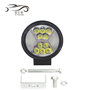 JHS Gran Potencia Redondo Led Trabajo 4 pulgadas 111W Luz Precio de fábrica 10-30V foco de inundación Combo Led Bombilla para trabajo universal led