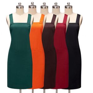 Tablier en nylon tissé unisexe de haute qualité avec logo personnalisé pour restaurant et bar, uniforme de cuisine, cuisson et nettoyage à domicile - Product Image 2