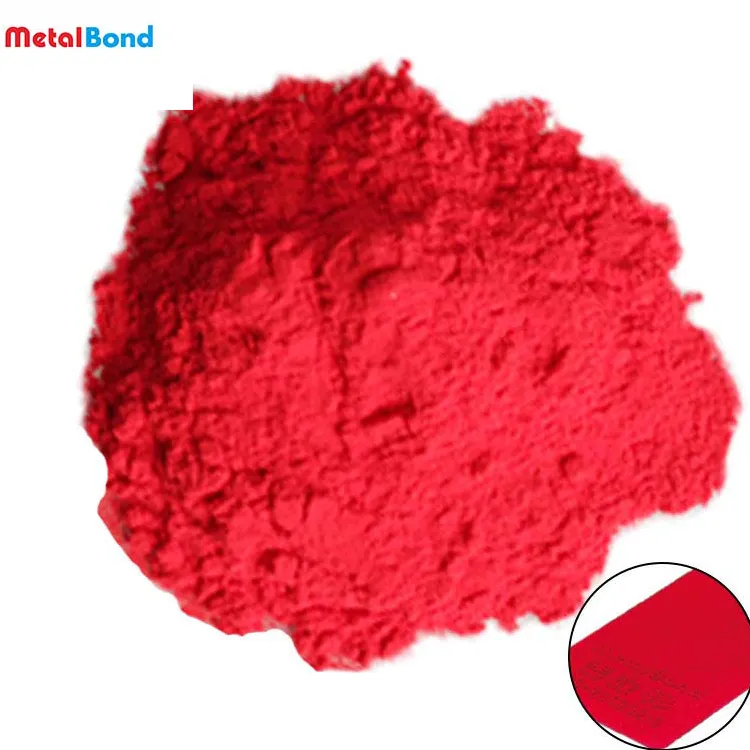 Ingrosso su misura di alta qualità rosso e rosa polvere di colore vernice in polvere