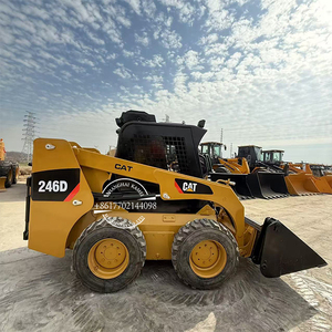 Chargeuse sur pneus d'occasion Caterpillar 246D, 3,4 tonnes, compacte, testée sur chantier agricole, de construction et routier, d'origine japonaise - Product Image 1