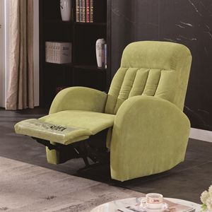 Electric <b>Recliner</b> Sofa Chair Green Fabric Single Seat Living Room Lazy Nap <b>Recliner</b> - Product Image 1