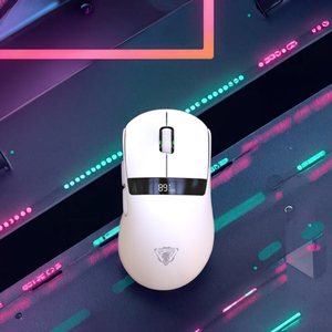 Souris de jeu sans fil tri-mode avec logo personnalisé en gros, 7D, trois modèles avec station de charge BT + sans fil + filaire, pour ordinateur portable PC - Product Image 2