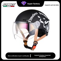 Casque de moto personnalisé avec double visière et spoiler, protection solaire, pour moto électrique/moto, toutes saisons, certifié 3C/DOT