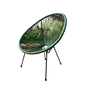 <span class=keywords><strong>Chaise</strong></span> de jardin en osier moderne avec structure en aluminium, design <span class=keywords><strong>Acapulco</strong></span> portable et luxueux pour une utilisation en intérieur/extérieur - Product Image 6
