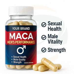 Capsules de racine de maca OEM à succès, capsules de maca noire pour homme fort, complément alimentaire à base de plantes, capsules de maca pour la santé - Product Image 3