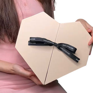 Professional Customized Luxury Heart Shaped Rigid Gift Box with Matt Lamination Finish Glossy Embossing for <b>Candle</b> Chocolate Use - Product Image 2