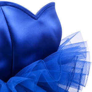 <span class=keywords><strong>Robe</strong></span> de bal mi-longue en satin et tulle 240 GSM, style princesse américaine, sans bretelles, pour femme, idéale pour les soirées de remise de diplôme et les bals de promo, personnalisable OEM, vente en gros - Product Image 2