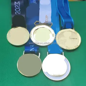 Medaglie campioni medaglie medaglie metallo calcio Sport 2023 medaglie