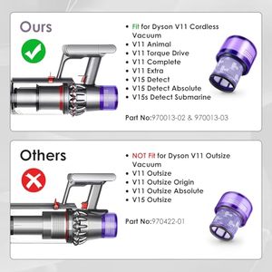 Filtre HEPA personnalisable, filtre post-filtration, filtre pré-filtration, outil de nettoyage, brosse pour aspirateurs <span class=keywords><strong>Dyson</strong></span> V6 V7 V8 V10 V11, pièces détachées - Product Image 3