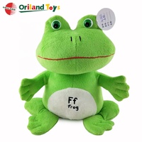 Lindo alfabeto inglés Animal juguetes de peluche suave felpa niños educación juguetes bebés Unisex personalizable hecho algodón PP EN71