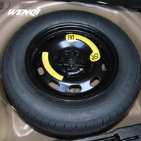 Kit de Ahorro de Espacio WENQI con Neumático de Repuesto Compacto de Grado de Exportación T135 80R17 para Audi Q4 E-tron Q6 E-tron Crossover Eléctrico