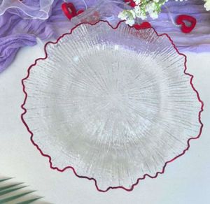 Décorations de réception pour événements festifs, 13 assiettes de présentation en plastique acrylique, bordure <span class=keywords><strong>semi</strong></span>-circulaire <span class=keywords><strong>creuse</strong></span>, décoration de mariage - Product Image 3